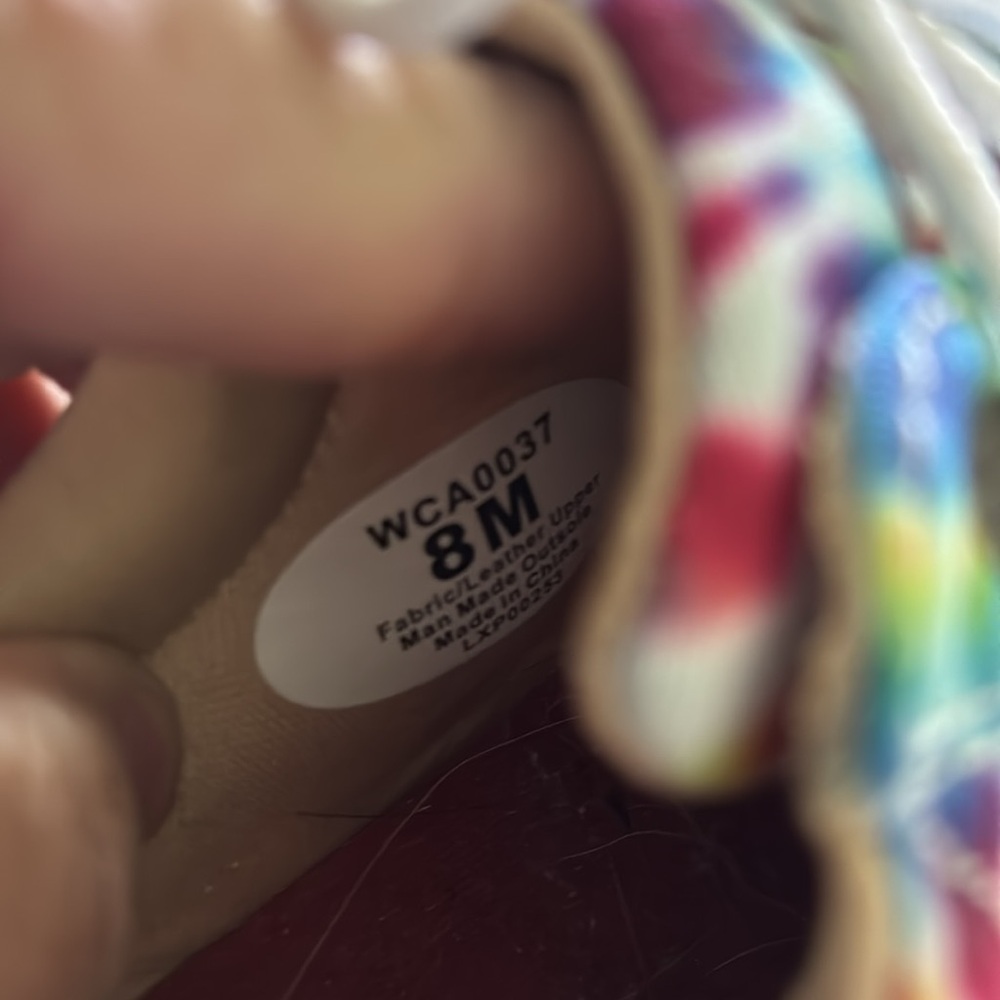 Twisted X Red and Blue Sneakers Vibrant Canvas Design  worn only a few times - Picture 5 of 6